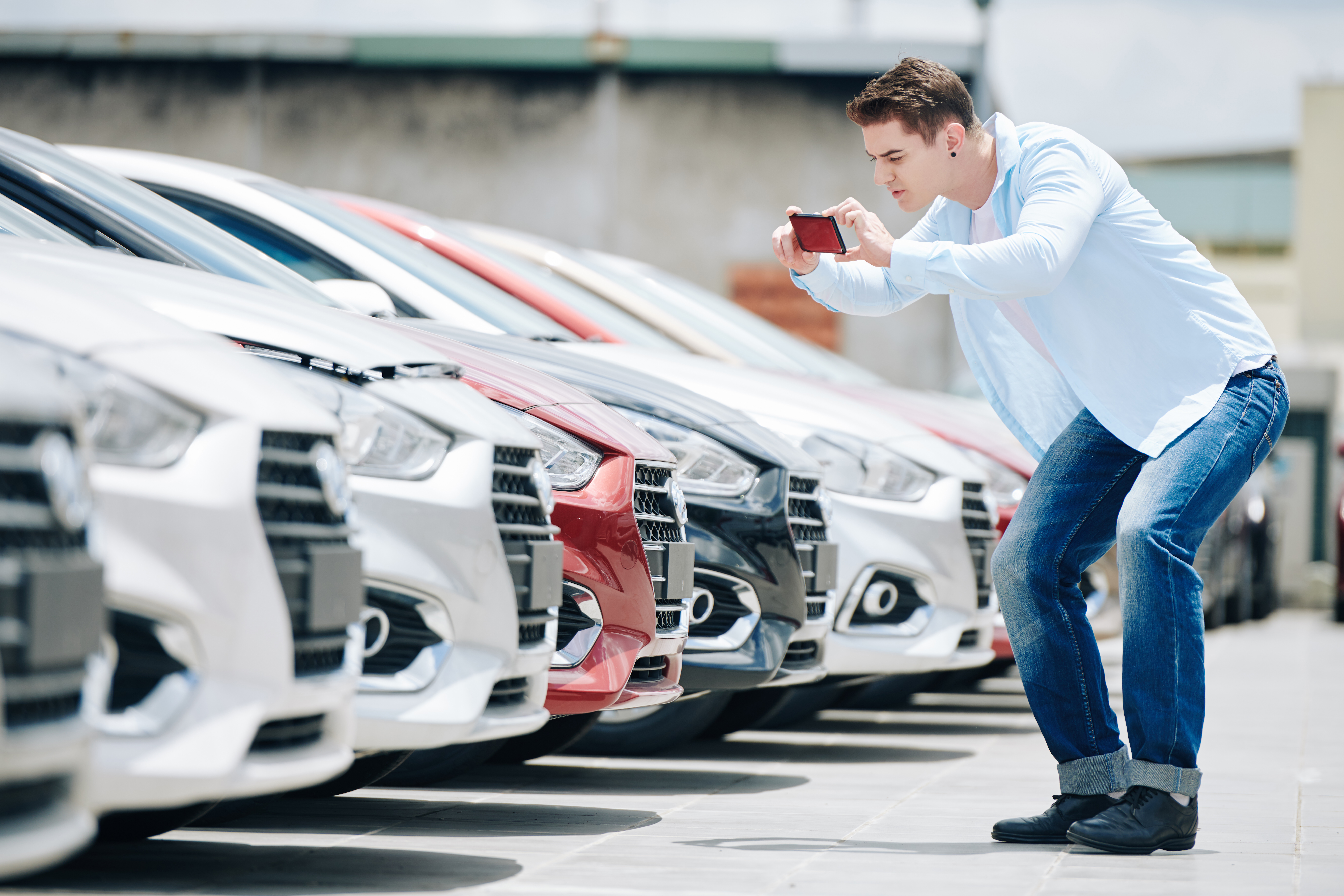 Sales associate assisting a buyer