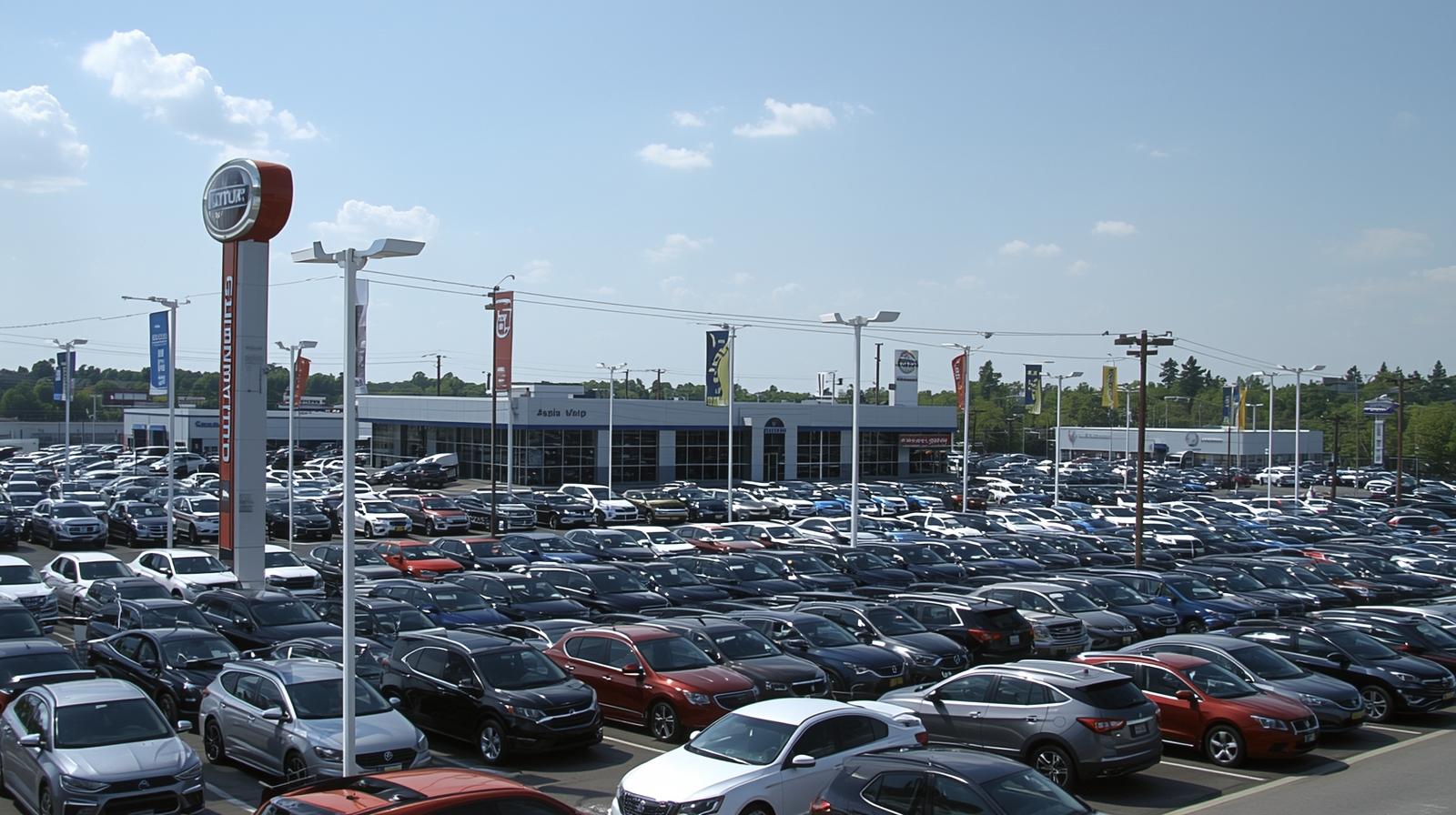 Dealership lot overview